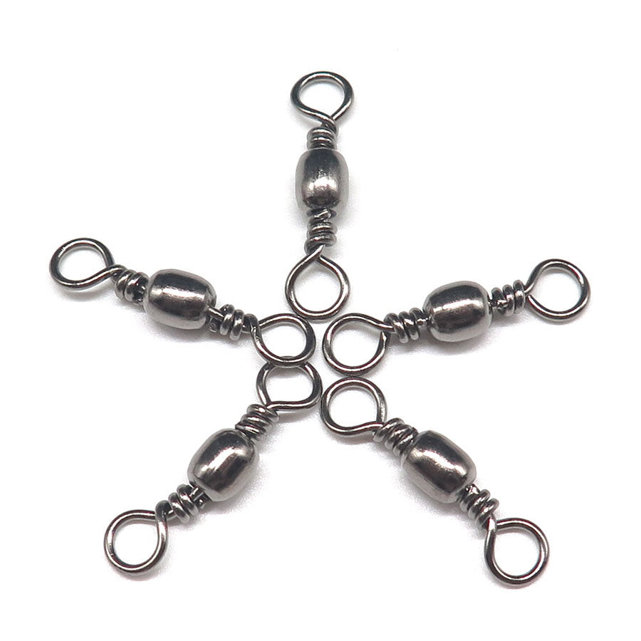 12 Pack Saltwater Fishing Extreme Stainless Steel Barrel Swivels