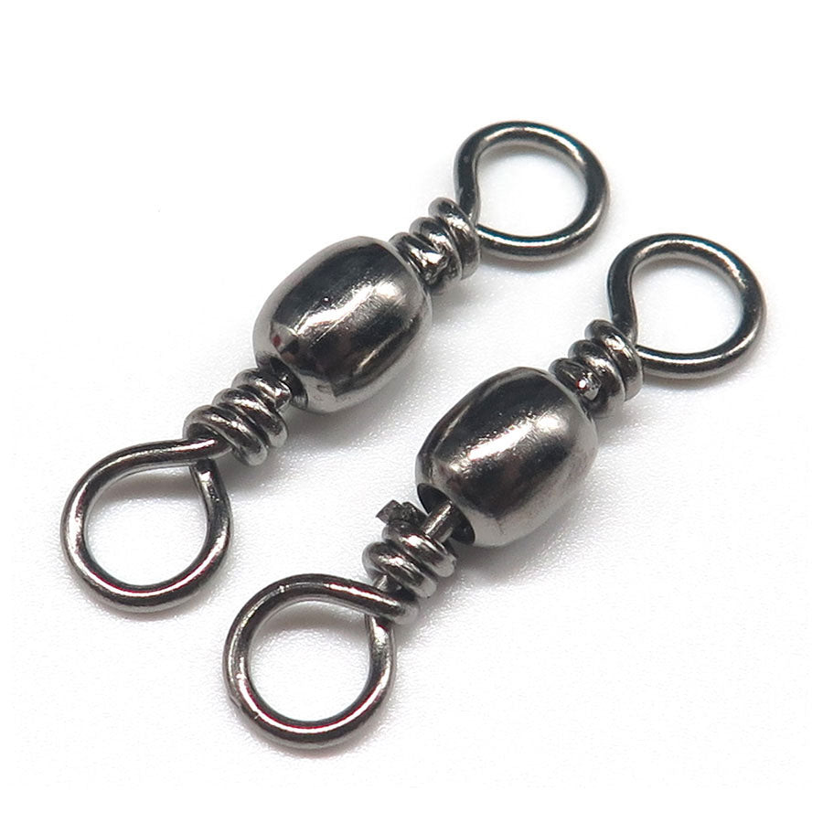 12 Pack Saltwater Fishing Extreme Stainless Steel Barrel Swivels #16-#2 | 15-102 lbs